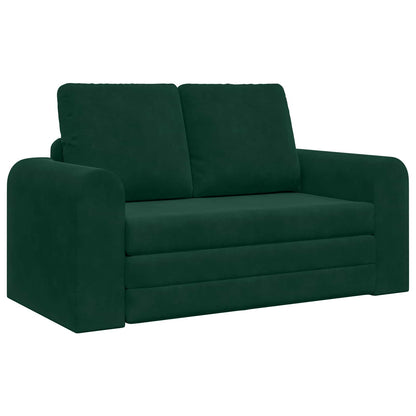 Divano letto Verde Scuro 148 x 71 x 83 cm Velluto