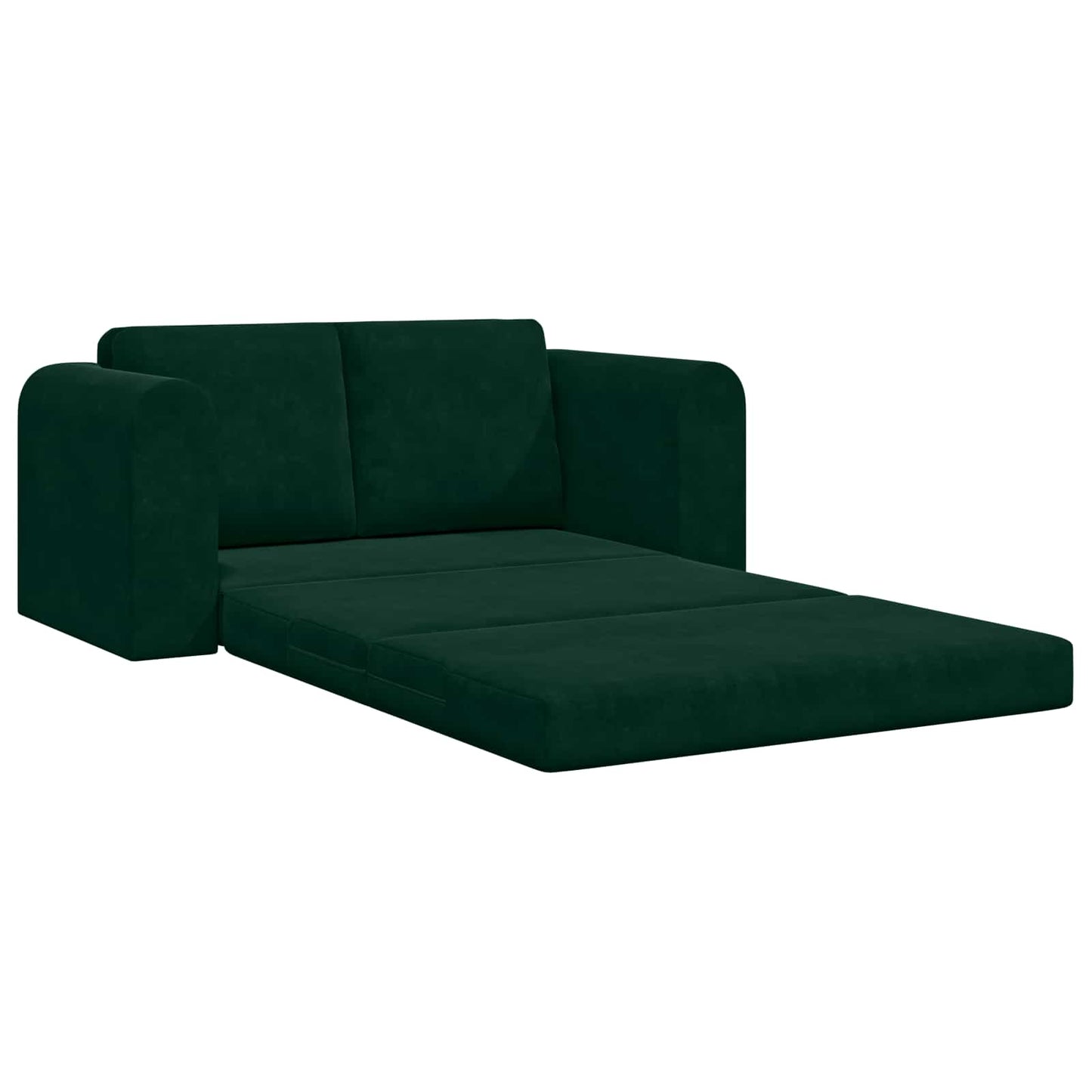 Divano letto Verde Scuro 148 x 71 x 83 cm Velluto