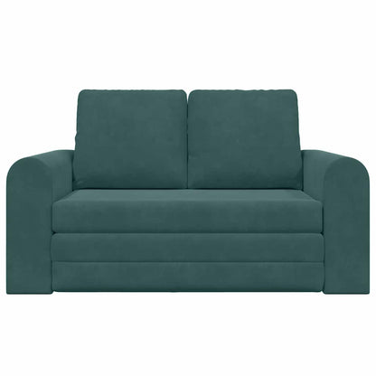 Divano letto Verde scuro 148 x 71 x 83 cm Velluto
