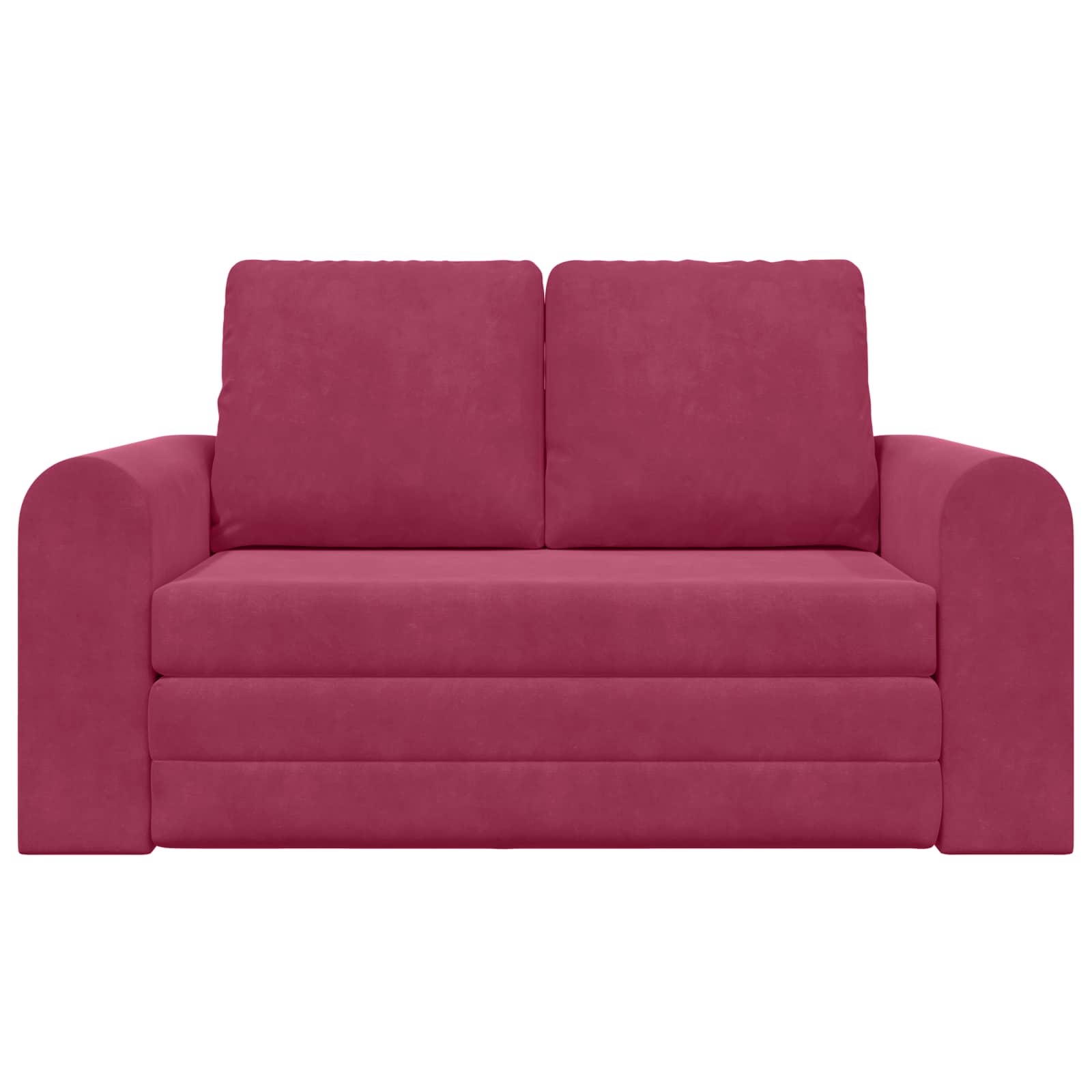 Divano letto Rosso Vino 148 x 71 x 83 cm Velluto | homemem39