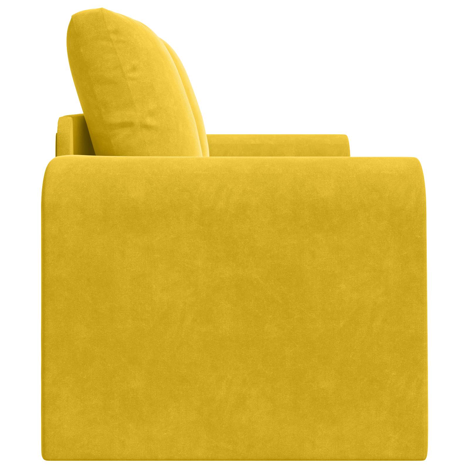Divano letto Giallo 148 x 71 x 83 cm Velluto | homemem39