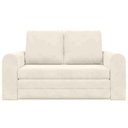 Divano letto 60cm Crema Velluto