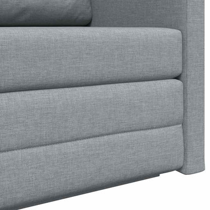 Divano letto Grigio chiaro 124 x 71 x 78 cm Tessuto - homemem39