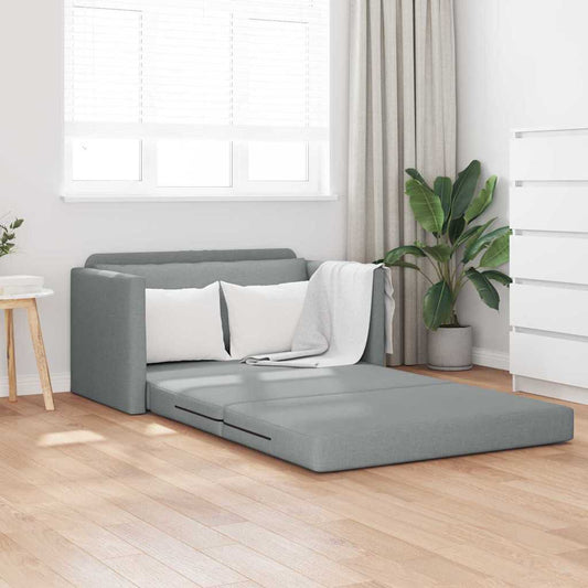 Divano letto Grigio chiaro 124 x 71 x 78 cm Tessuto
