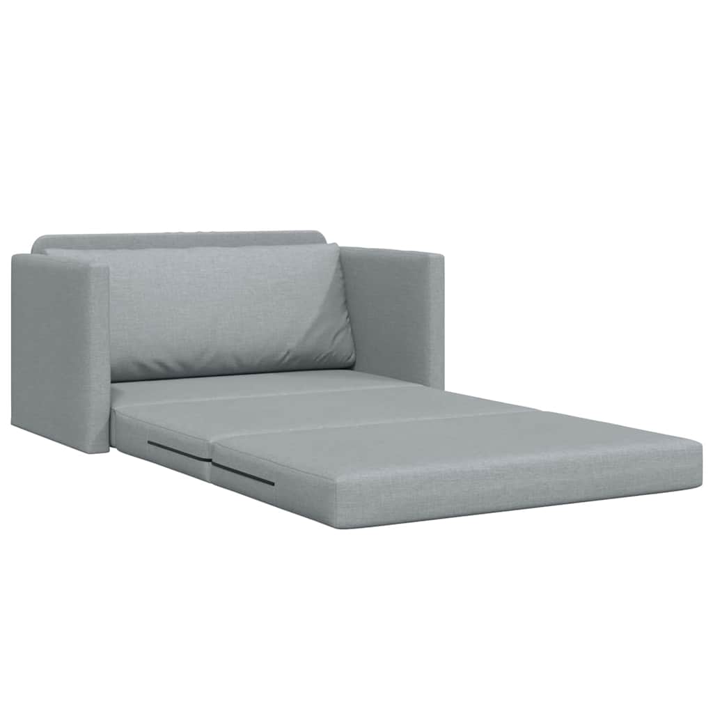 Divano letto Grigio chiaro 124 x 71 x 78 cm Tessuto - homemem39