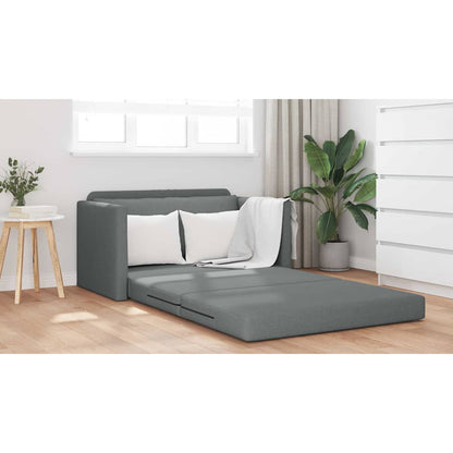 Divano letto Grigio scuro 124 x 71 x 78 cm Tessuto - homemem39