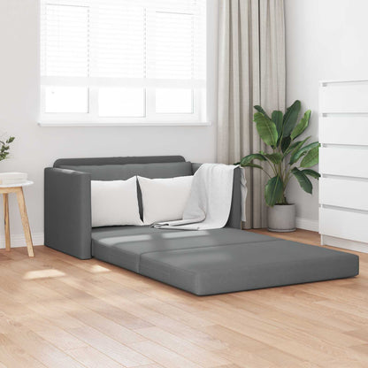 Divano letto 110cm Grigio scuro Tessuto