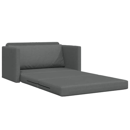 Divano letto Grigio scuro 124 x 71 x 78 cm Tessuto - homemem39