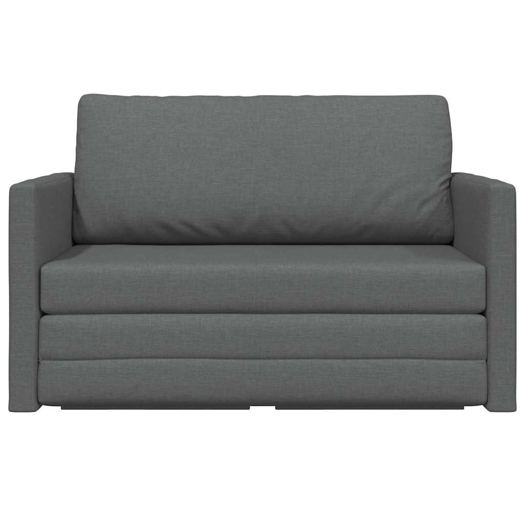 Divano letto Grigio scuro 124 x 71 x 78 cm Tessuto - homemem39