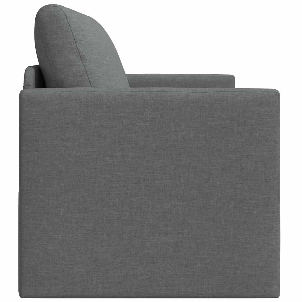 Divano letto Grigio scuro 124 x 71 x 78 cm Tessuto - homemem39