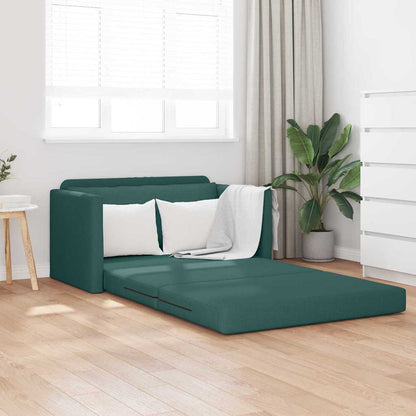 Divano letto Verde scuro 124 x 71 x 78 cm Tessuto