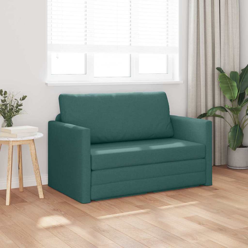 Divano letto Verde scuro 124 x 71 x 78 cm Tessuto
