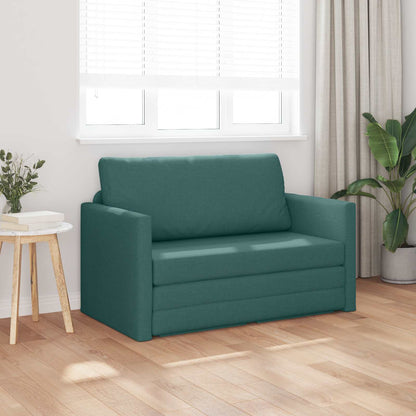 Divano letto 110cm Verde Scuro Tessuto | homemem39