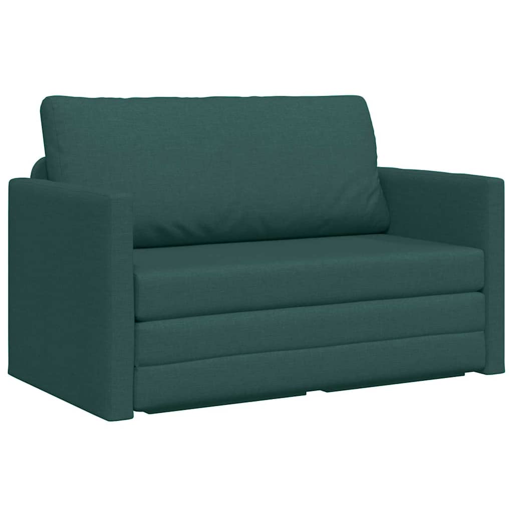 Divano letto Verde scuro 124 x 71 x 78 cm Tessuto