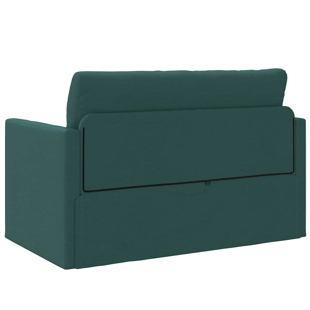 Divano letto Verde scuro 124 x 71 x 78 cm Tessuto