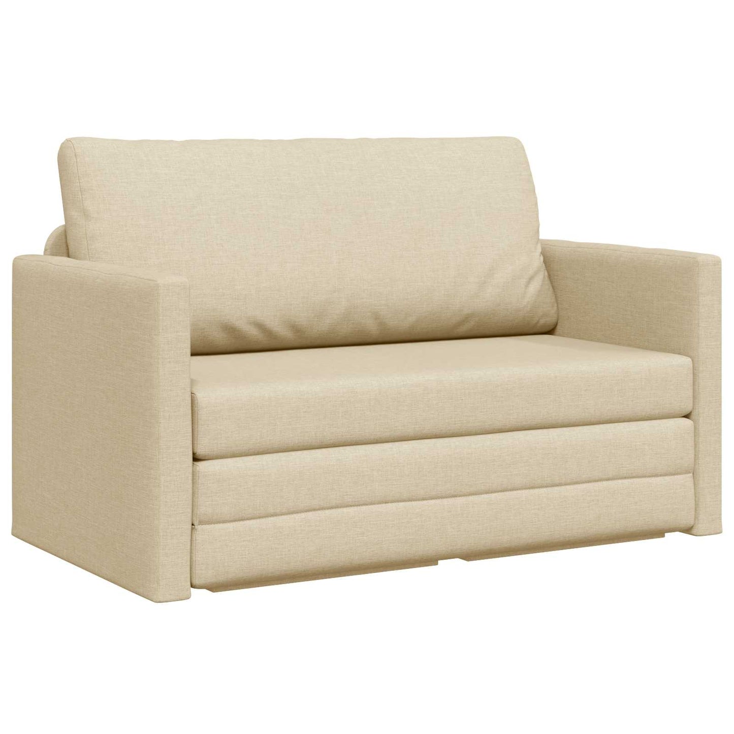 Divano letto 110cm Crema Tessuto