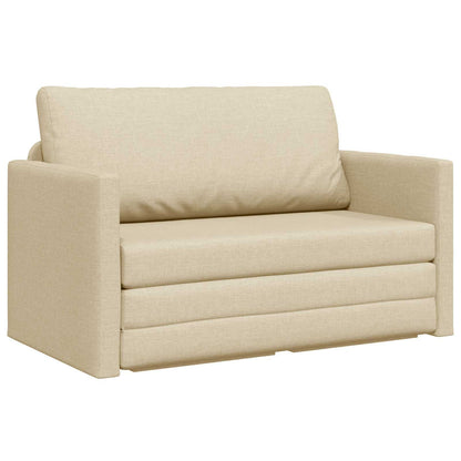 Divano letto 110cm Crema Tessuto