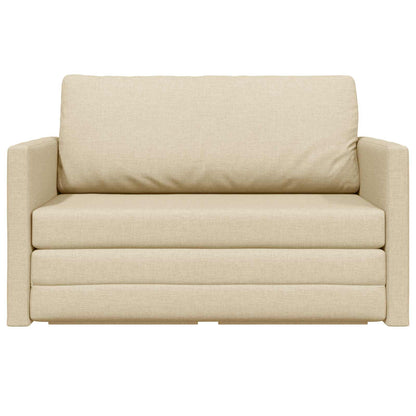 Divano letto 110cm Crema Tessuto