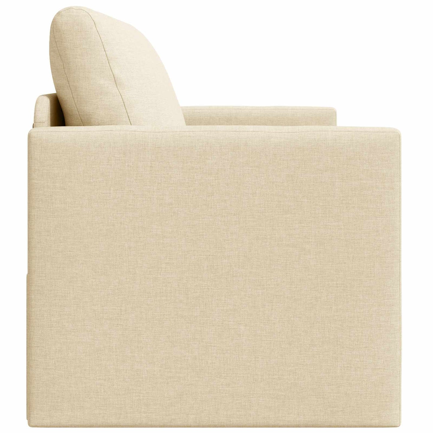 Divano letto 110cm Crema Tessuto