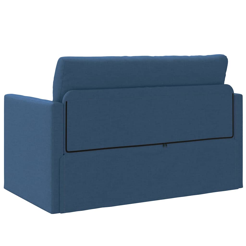 Divano letto 110cm Blu Tessuto