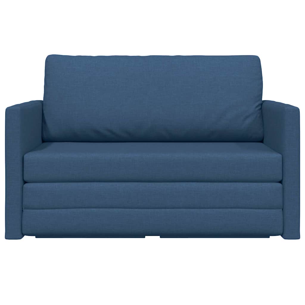 Divano letto 110cm Blu Tessuto