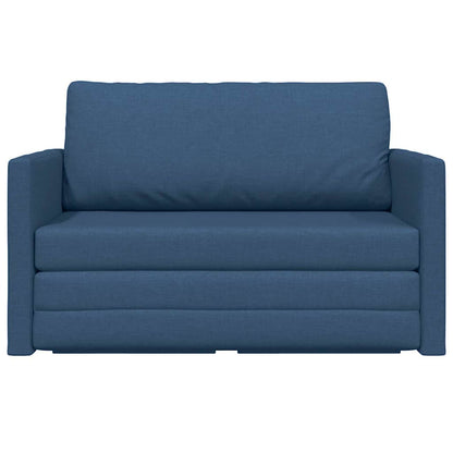 Divano letto 110cm Blu Tessuto