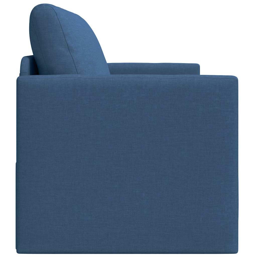 Divano letto 110cm Blu Tessuto