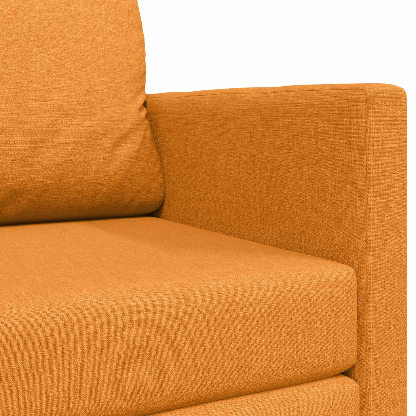 Divano letto 110cm Giallo Scuro Tessuto