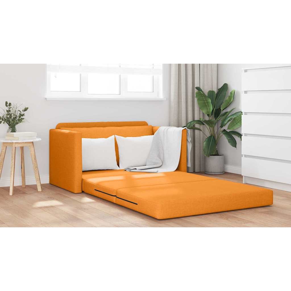 Divano letto Giallo scuro 124 x 71 x 78 cm Tessuto