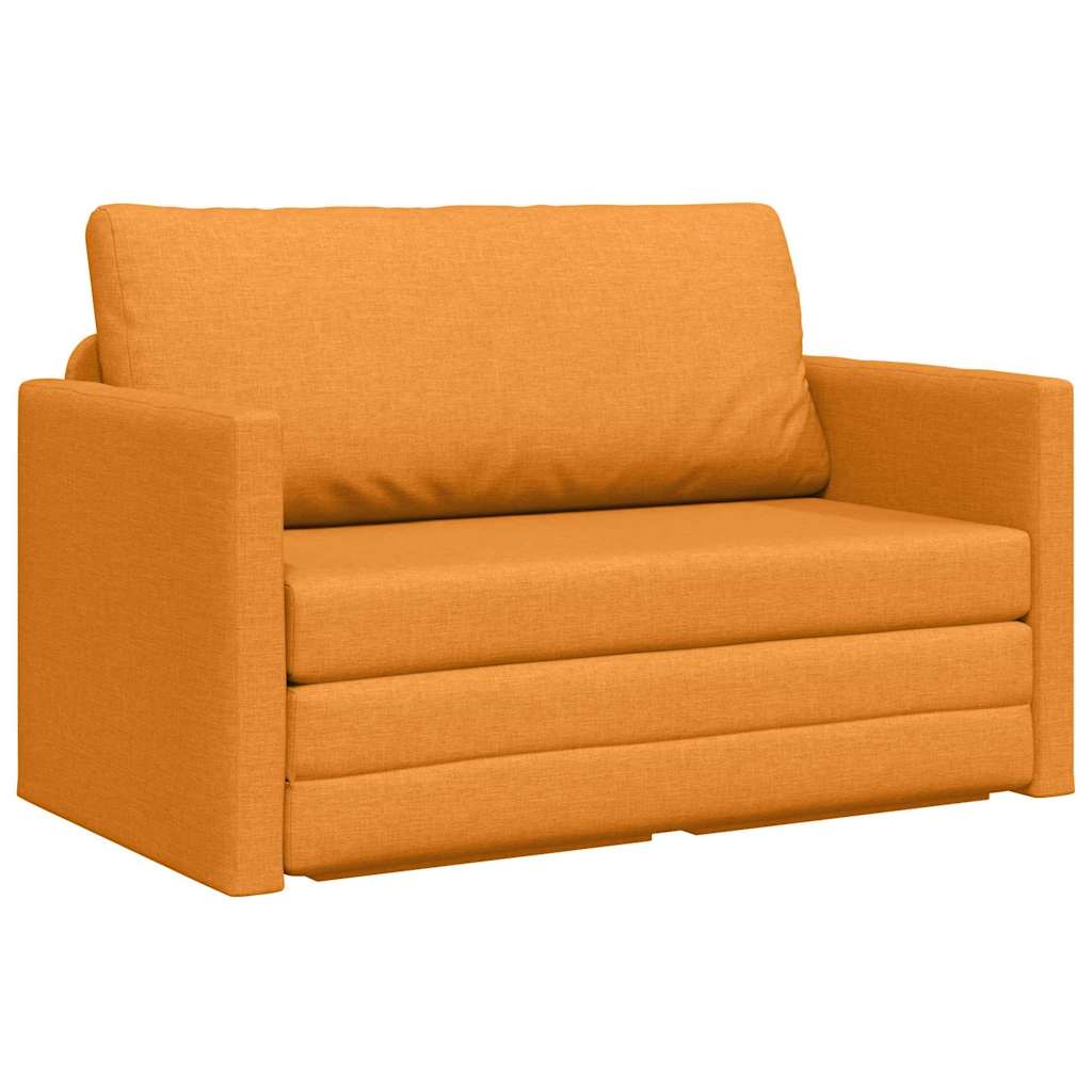 Divano letto Giallo scuro 124 x 71 x 78 cm Tessuto