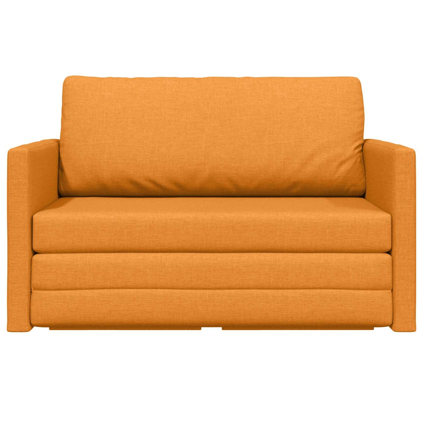 Divano letto 110cm Giallo Scuro Tessuto
