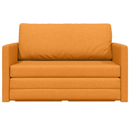 Divano letto 110cm Giallo Scuro Tessuto
