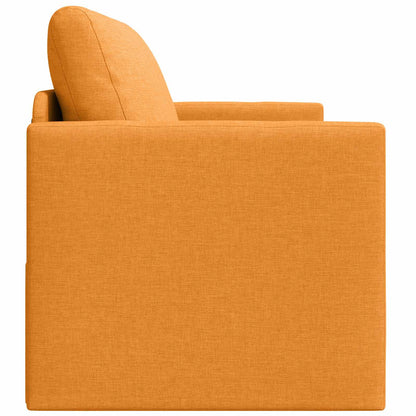 Divano letto 110cm Giallo Scuro Tessuto