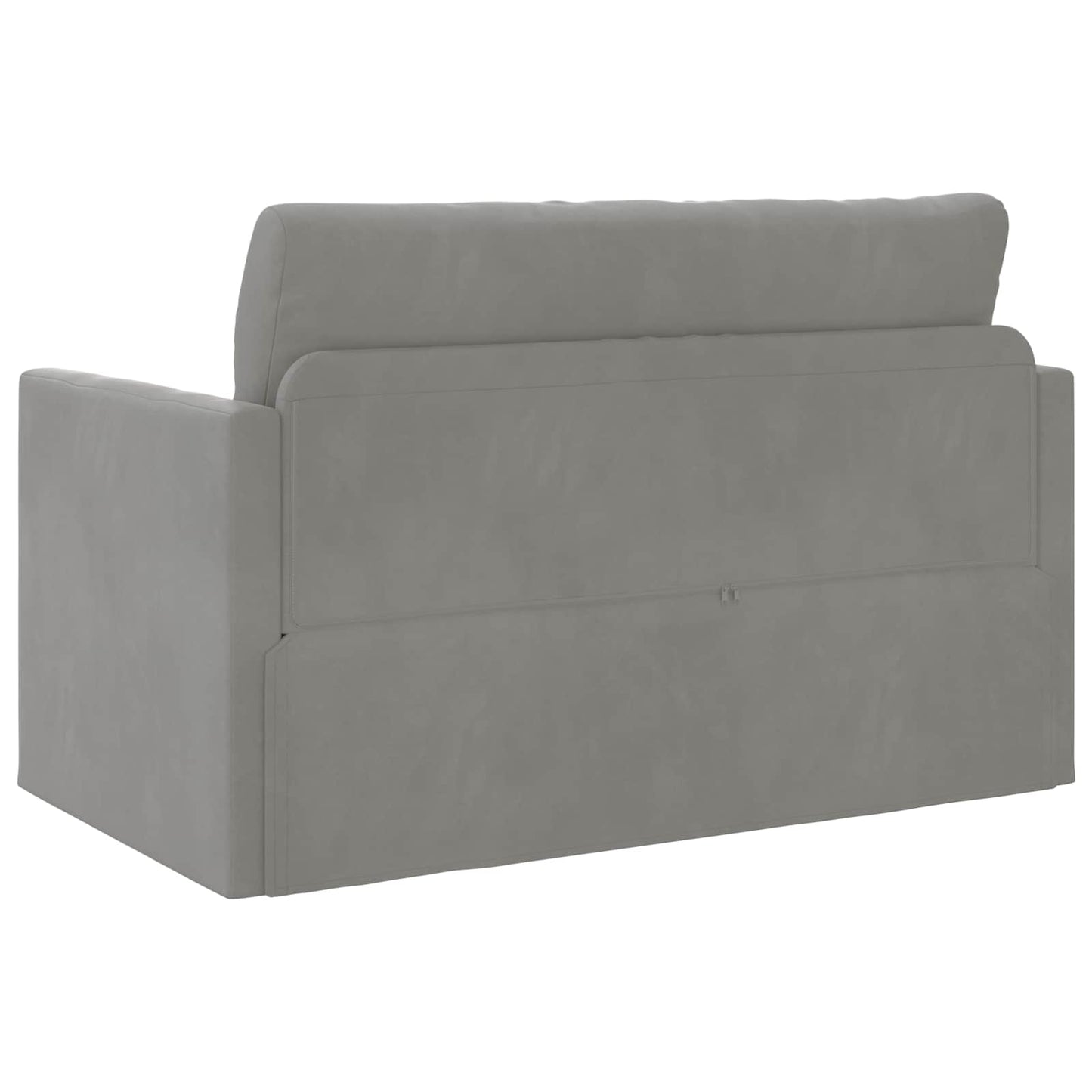 Divano letto Grigio chiaro 124 x 71 x 78 cm Velluto