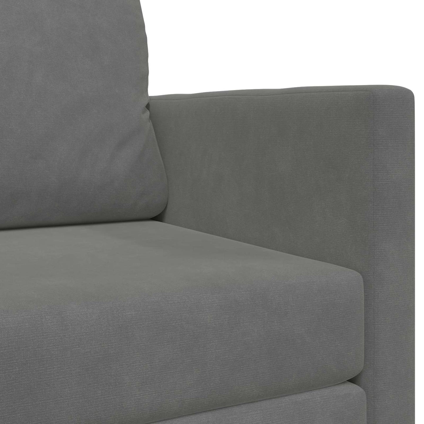 Divano letto Grigio scuro 124 x 71 x 78 cm Velluto | homemem39