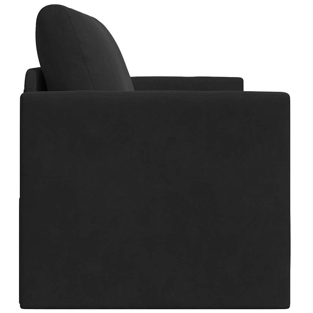 Divano letto 110cm Nero Velluto