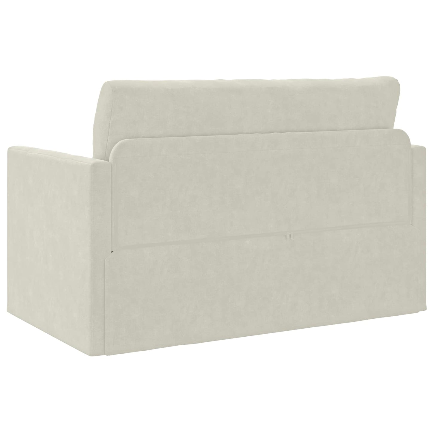 Divano letto Crema 124 x 71 x 78 cm Velluto | homemem39