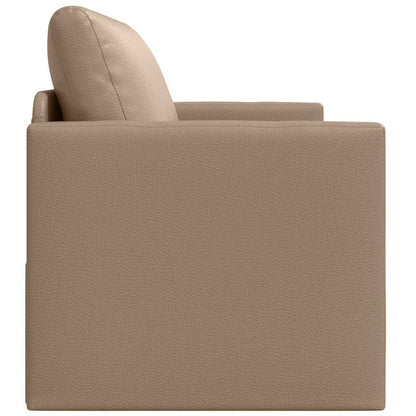 Divano letto Cappuccino 124 x 71 x 78 cm Pelle Artificiale - homemem39