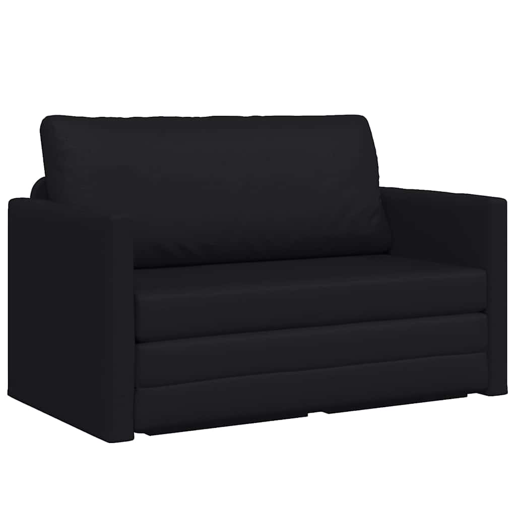 Divano letto Nero 124 x 71 x 78 cm Pelle Artificiale