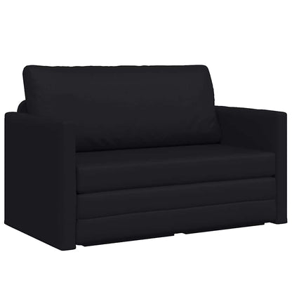 Divano letto Nero 124 x 71 x 78 cm Pelle Artificiale