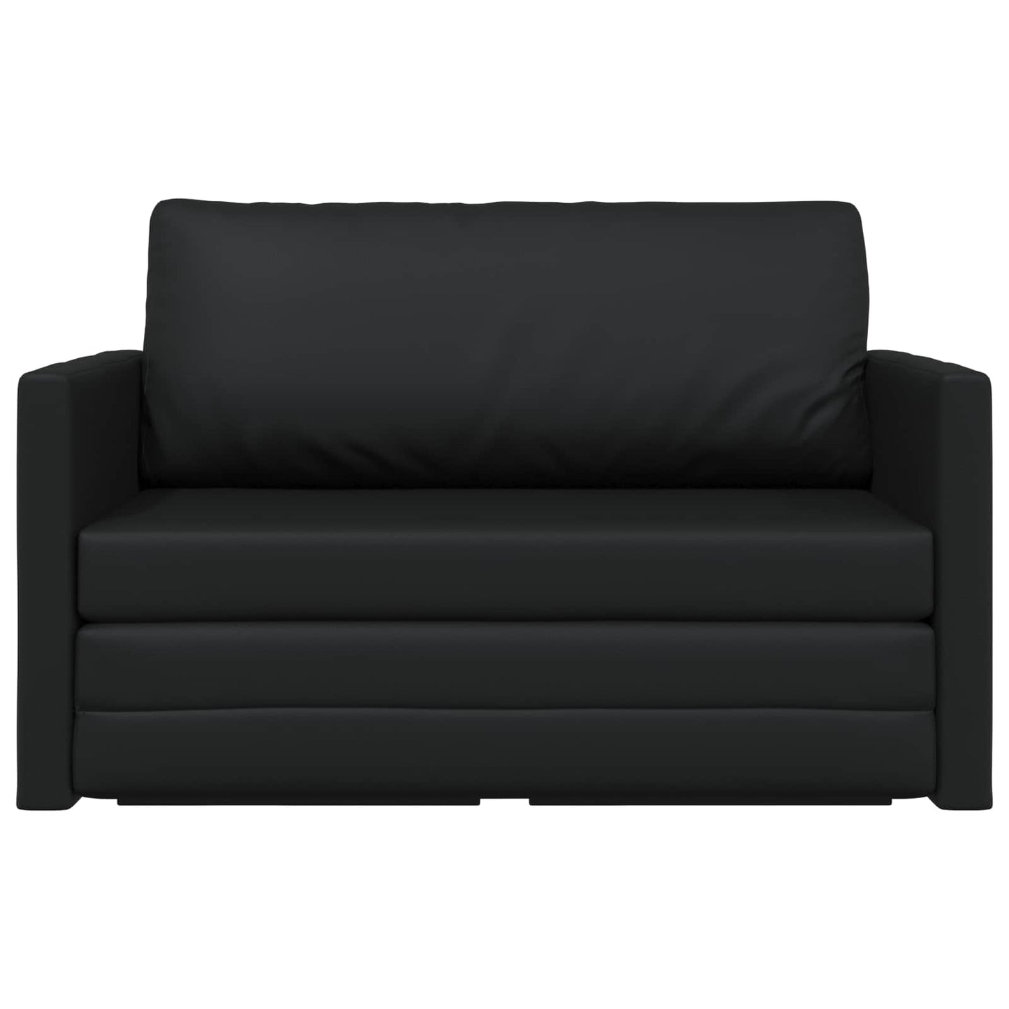 Divano letto Nero 124 x 71 x 78 cm Pelle Artificiale