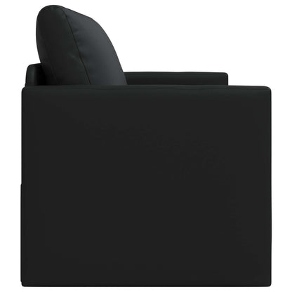 Divano letto Nero 124 x 71 x 78 cm Pelle Artificiale
