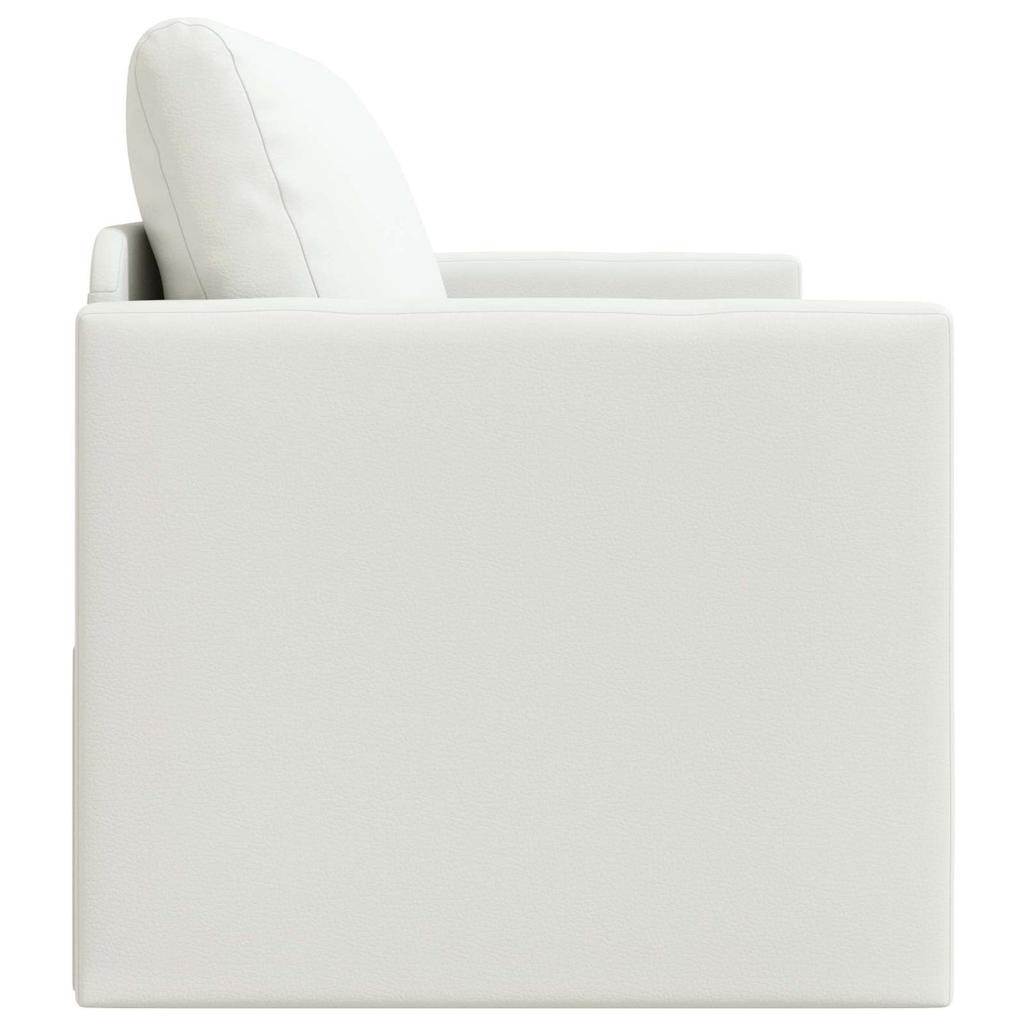 Divano letto Bianco 124 x 71 x 78 cm Pelle Artificiale