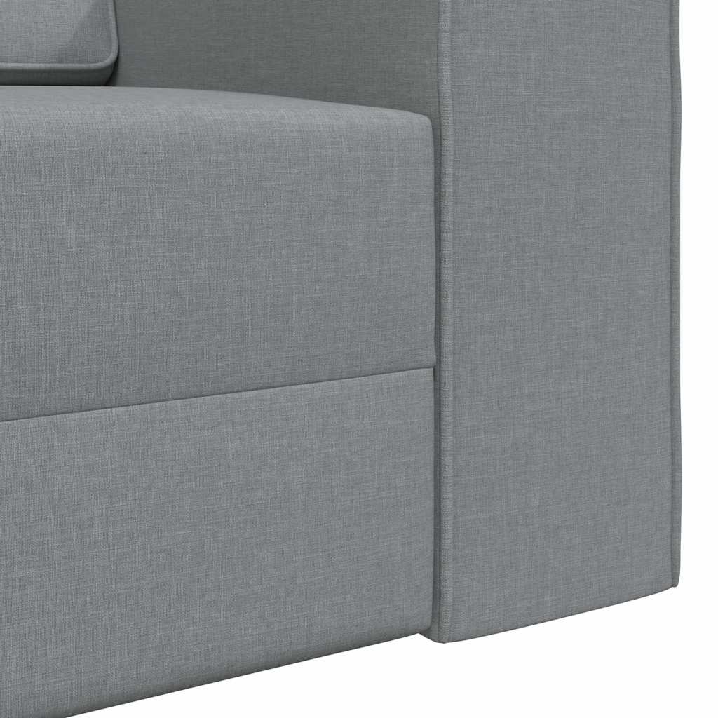 Divano-letto da pavimento Grigio chiaro 245 x 78 x 77 cm - homemem39