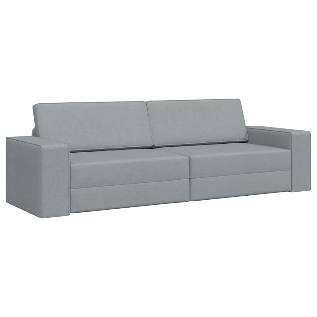 Divano-letto da pavimento Grigio chiaro 245 x 78 x 77 cm - homemem39