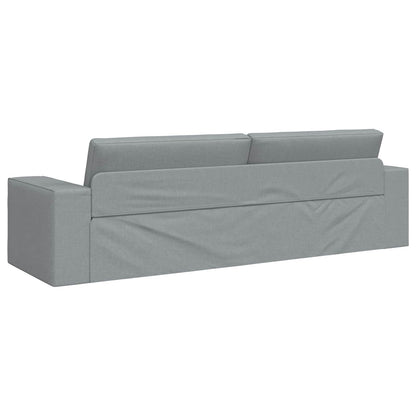 Divano letto Grigio chiaro 245 x 78 x 77 cm Tessuto