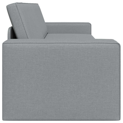 Divano letto Grigio chiaro 245 x 78 x 77 cm Tessuto