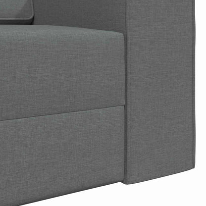 Divano-letto da pavimento Grigio scuro 245 x 78 x 77 cm Tessuto - homemem39