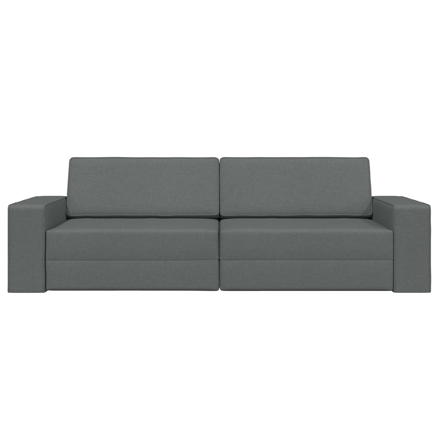 Divano letto Grigio scuro 245 x 78 x 77 cm Tessuto | homemem39