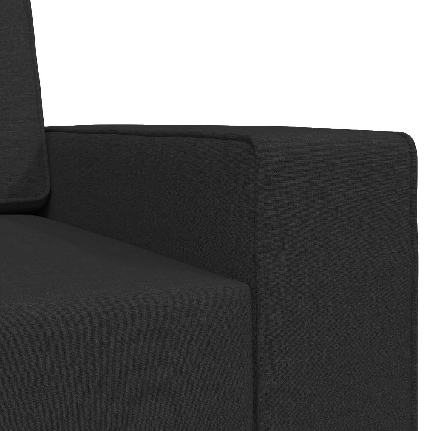 Divano letto Nero 245 x 78 x 77 cm Tessuto | homemem39